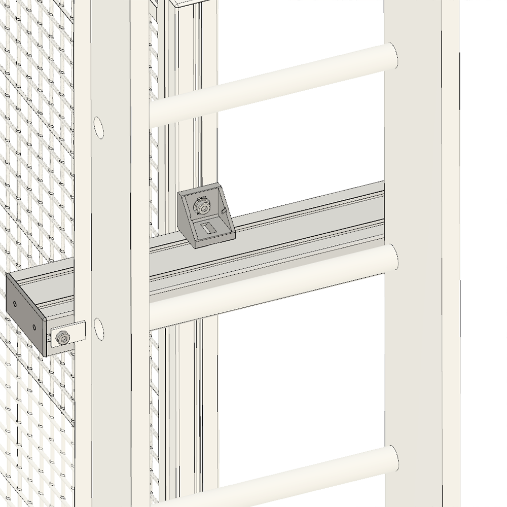 66-4590-400 MODULAR SOLUTIONS KIT<br>CABLE TRAY SUPPORT 45X90 X 400